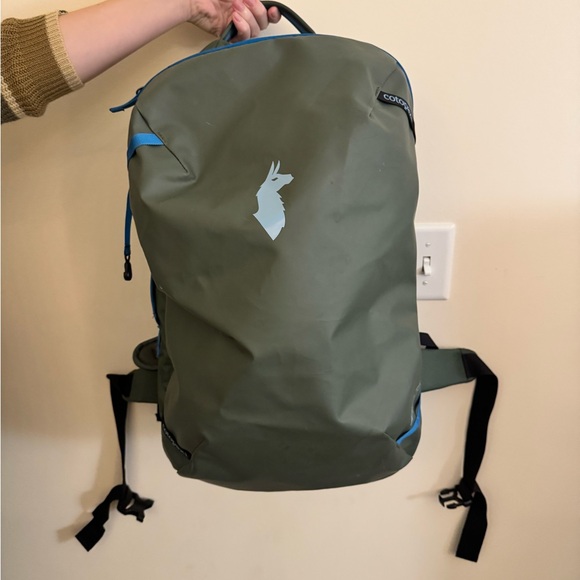 cotopaxi Other - Cotopaxi Olive Backpack with Sky Blue Trim